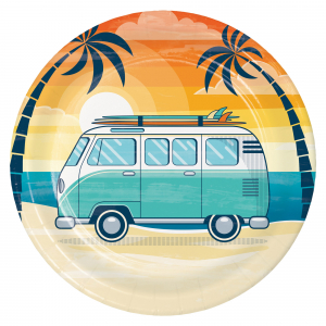 Summer Surfing 9" Plates