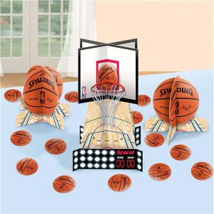 Spalding Basketball Table Decor Kit