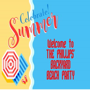 Celebrate Summer Custom Banner - 12 x 24