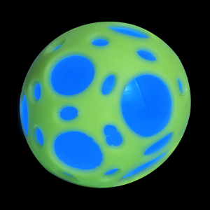 2.5" Light-Up Sports Ball- Green & Blue