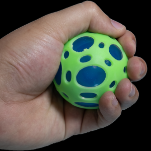 2.5" Light-Up Sports Ball- Green & Blue