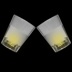 LED Light Up Liquid Activated Shot Glass - Yellow