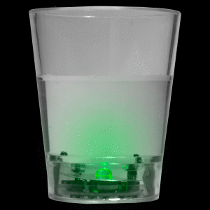 LED Light Up Liquid Activated Shot Glass - Green
