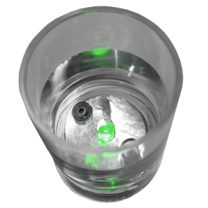 LED Light Up Liquid Activated Shot Glass - Green