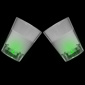 LED Light Up Liquid Activated Shot Glass - Green