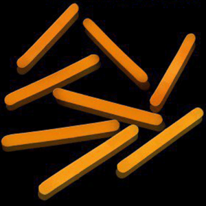 1.5 Inch Mini Sticks - Orange
