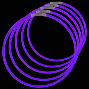 22 Inch Glowstick Necklaces - Purple