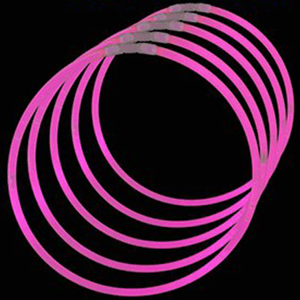 22 Inch Glowstick Necklaces - Pink