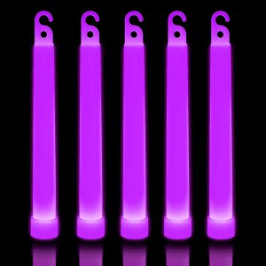 6'' Premium Glow Sticks - Purple