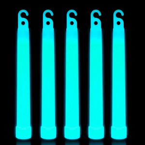 6'' Premium Glow Sticks - Aqua