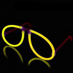 Glow Eyeglasses - Aviator - Yellow