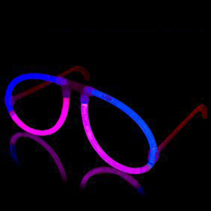 Glow Eyeglasses - Aviator - Bi Blue/Pink