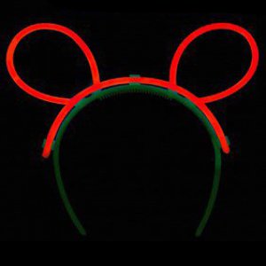 Glow Bunny Ears - Red