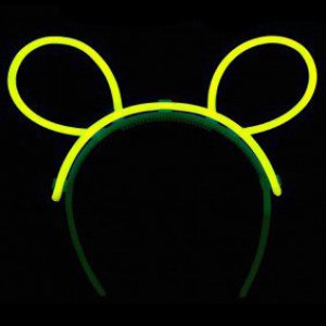 Glow Bunny Ears - Yellow