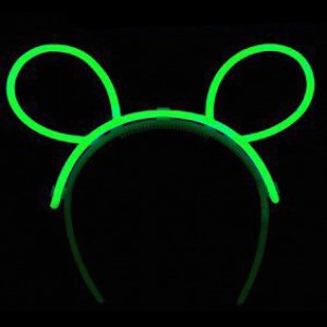 Glow Bunny Ears - Green