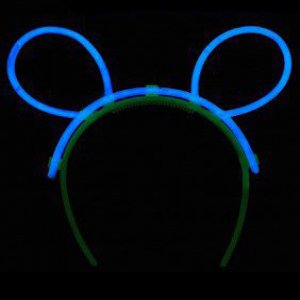 Glow Bunny Ears - Blue