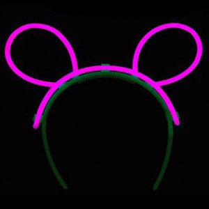 Glow Bunny Ears - Pink