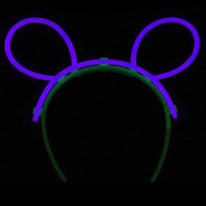 Glow Bunny Ears - Purple