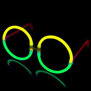 Glow Eyeglasses - Round - Bi Green/Yellow