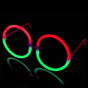 Glow Eyeglasses - Round - Bi Red/Green