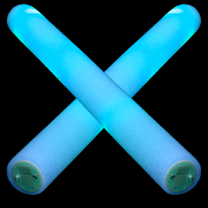 LED Light-Up Foam Stick Baton Supreme- Blue