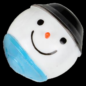 Sticky Splat Snowman Ball- Blue