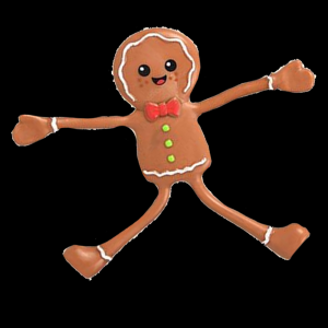 4" Bendable Gingerbread- Male