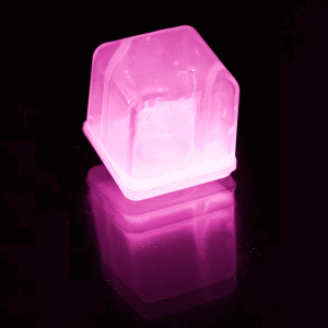 LED Light Up Ice Cubes - Pink