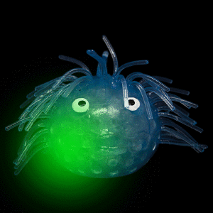 Light-Up Squeezy Bead Aquatic Animals- Blue