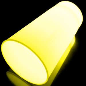 Glow in the Dark LED Light Up Cup - 12oz Yellow