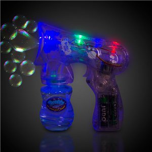 LED Translucent Bubble Gun