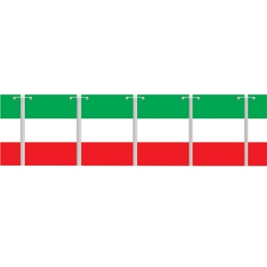 Italian Flag Streamer