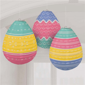 Easter Egg Lanterns Set (Per 3 pack)