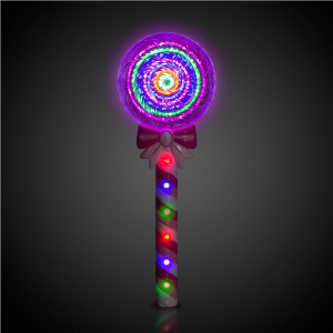 LED Pink Lollipop Wand