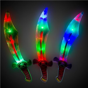 LED Pirate Swords (Per 3 pack)