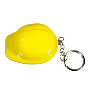 Yellow Construction Hat Bottle Opener Key Chain (Per 12 pack)
