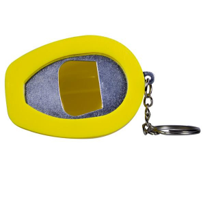 Yellow Construction Hat Bottle Opener Key Chain (Per 12 pack)