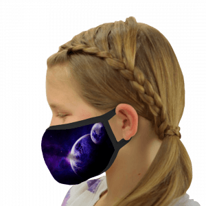 Time Travel Polyester Face Mask