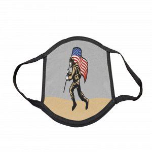 Soldier Carrying Flag