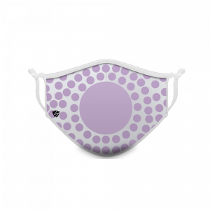 Light Purple Dots On White