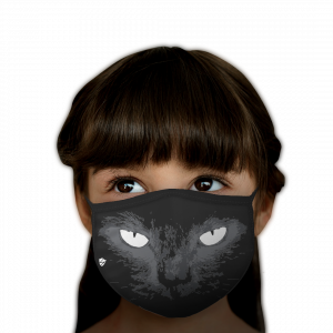 Black Cat With Bright Eyes