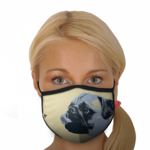 Pug Dog Face Design