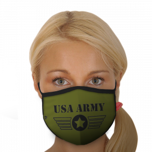 USA Army Design On Olive Green