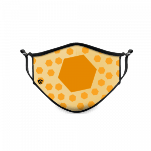 Orange Hexagon Design