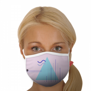 Light Blue Triangle Design