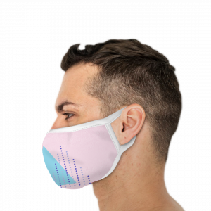 Light Blue Triangle Design