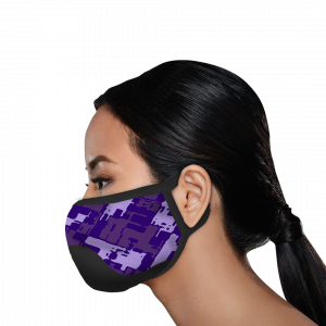 Black-Purple Camo Design