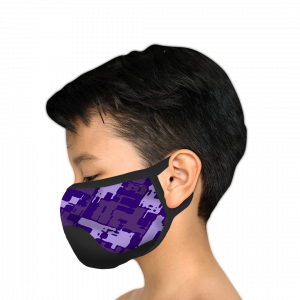 Black-Purple Camo Design