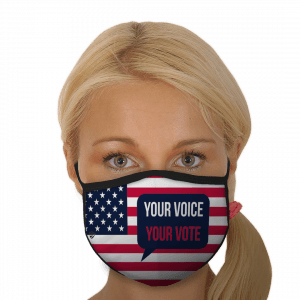 Your Voice Your Vote USA Flag