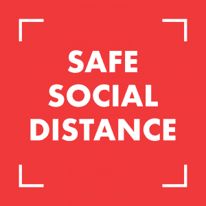 Safe Social Distance Floor Decal